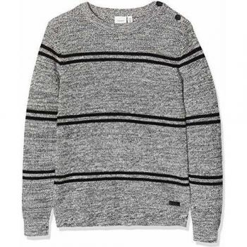 NAME IT NKMOJIM LS Knit Suéter, Negro