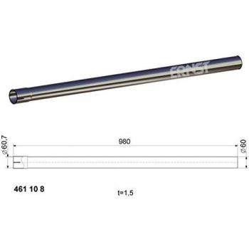 Tubo de escape universal ERNST 461108