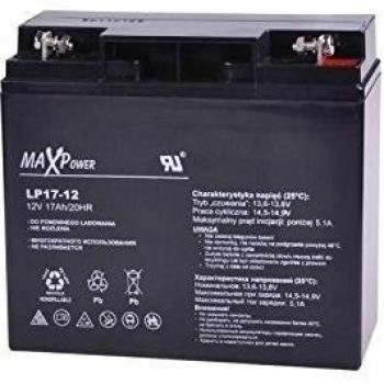 MaxPower - Batería de Movilidad 12V 17Ah Agm Para silla de ruedas eléctrica. Bateria de ciclo profundo de gel. Pila recargable