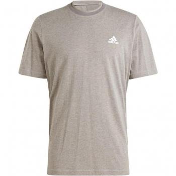 Camiseta de Hombre Adidas Esenciales Melange Manga Corta Color Gris XL