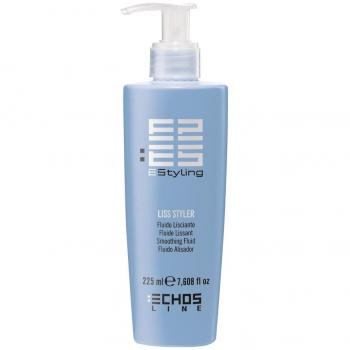 Fluido Alisador Echosline Liss Styler 225ml - Loción Alisante para Cabello Encrespado y Rebelde, Multicolor