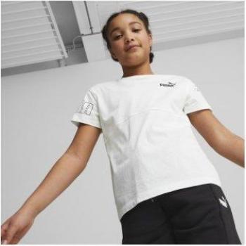 Camiseta Puma Power Colorblock blanco
