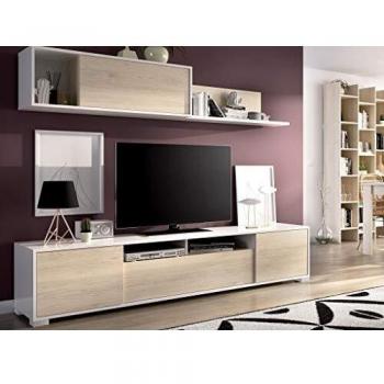 HOMEKIT Mueble salón Comedor Moderno, Madera, 200x180x41 cm