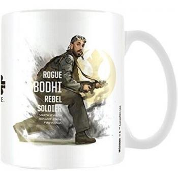 Star Wars Rogue One Taza de cerámica con Perfil de Chirrut.