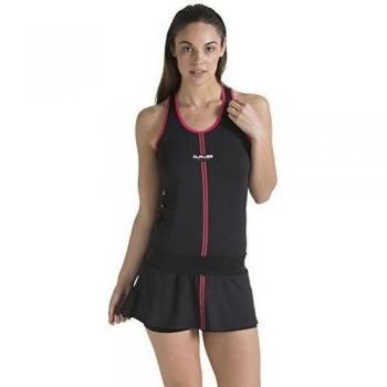 Duruss Vestido con Tirantes y Minishort, Mujeres, Negro, XS