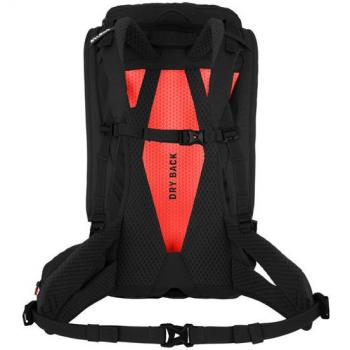 Mochila de Senderismo Salewa Alp Trainer 25L - Unisex, Color Negro y Rojo Claro