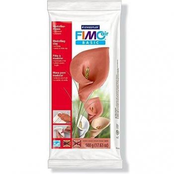 Staedtler 8100-76 Pasta para modelar de secado al aire Fimo air basic Una pastilla de color Terracota