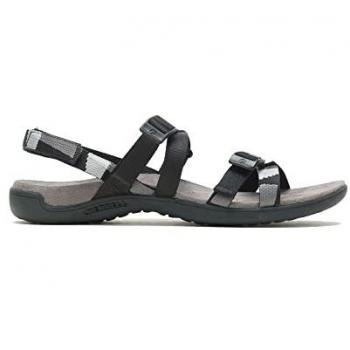 Sandalias Merrell District 3 Backstrap Web para Mujer, Color Negro, Talla 36 EU