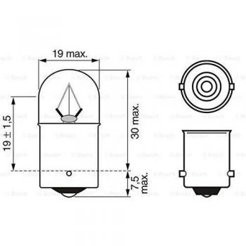 Bosch 1 987 302 505 Lámpara