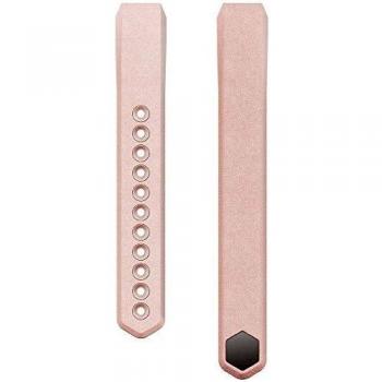 Fitbit Alta - Pulsera de Cuero, Color Rosa Palo, Talla L