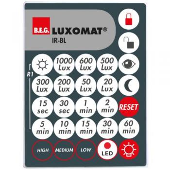 Control Remoto Infrarrojo BEG IR-BL para Sensores de Movimiento