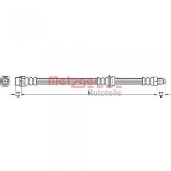 Metzger 4110478 Tubo flexible de frenos