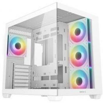 Caja PC DeepCool CH260 Micro Torre Negra mATX, Mini-ATX, Mini-ITX, Vidrio Templado, Alta Flujo de Aire, Soporte para Radiador de 360mm