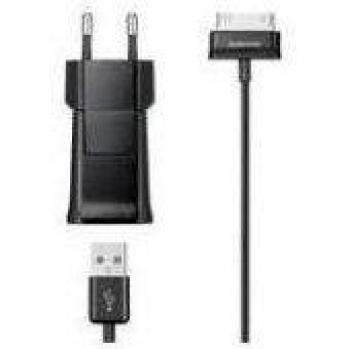 Samsung BT-ETAP10E - Adaptador de cargador para Samsung P1000 Galaxy Tab, color negro