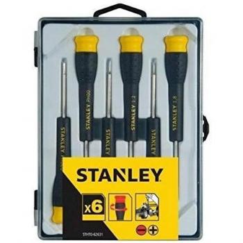STANLEY Juego 6 destornilladores fijos STHT0-62631