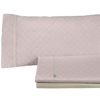Juego de Sábanas Estampadas Rex Rosa 4 Piezas Cama de 150