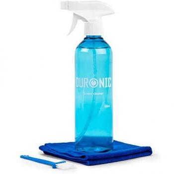 Limpiador de Pantallas Duronic SCK103 500ml con Paño de Microfibra y Cepillo