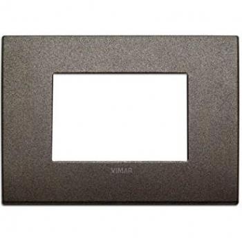 Placa Vimar Arke Classic 3 Módulos Titanio Mate 19653.04
