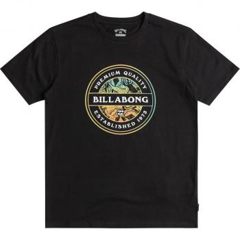 Camiseta de niños Rotor Fill Billabong en Azul Marino y Blanco