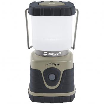 Lámpara LED Outwell Carnelian DC 600 - Farol de montaña, color azul (única), beige y negro
