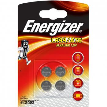 Energizer Alkaline LR44/A76 Coin Cell Batteries, Set of 4