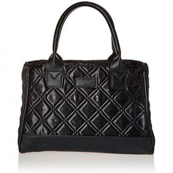Bolso del almuerzo Hannon 03-032 Negro acolchado Sachi Moda