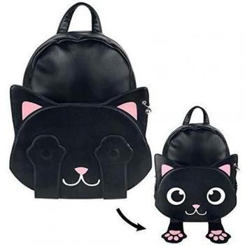 Banned Alternative Backpack of Tricks Mujer Mochila Negro-Blanco, Poliester,