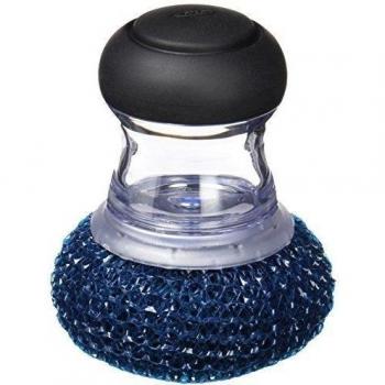 OXO 1068651 - Estropajo de malla con jabón incorporado, color azul y negro