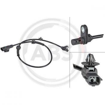 Sensor ABS A.B.S. 30226 - Sensor de velocidad de rueda, compatible con vehículos específicos, alta precisión en la medición, fácil instalación, construcción duradera y resistencia a condiciones climáticas adversas