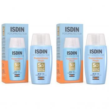 Fotoprotector Isdin Pack Fusion Water Magic SPF 50 50 ml + 50ml Duplo Promocion