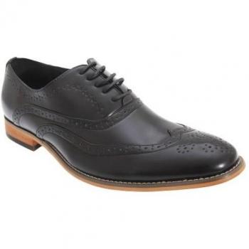 Goor Mens 5 Eyelet Brogue Oxford Shoes