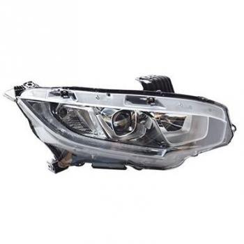 Faro Delantero VAN WEZEL 2590962 para HONDA, Proyector Principal, Luz Frontal