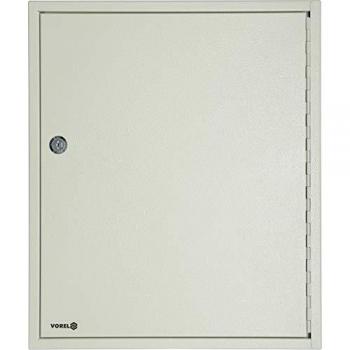 Caja portallaves y organizador VOREL 78436, dimensiones 450x380x80mm, color marfil