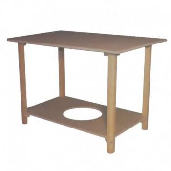 Mesa Camilla Rectangular 100x60x75cm - Características: Dimensiones 100 cm de largo, 60 cm de ancho y 75 cm de alto. Diseño clásico, ideal para uso en hogares y reuniones