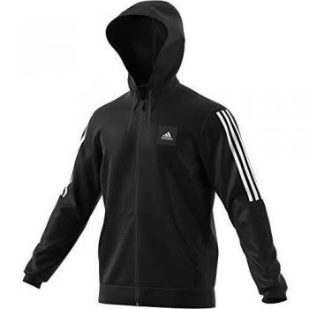 adidas M Mhd FZ Hood Sudadera, Hombre, Black, XS