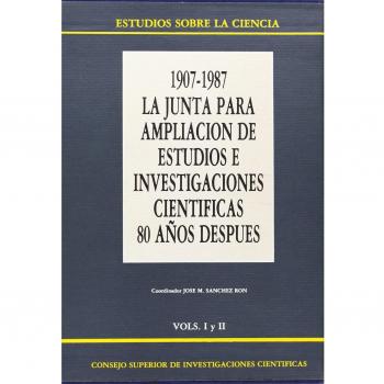 La Junta para la Ampliación de Estudios e Investigaciones Científicas 80 años después
