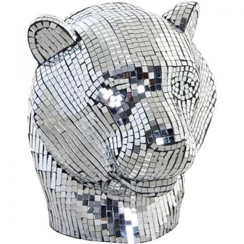 Figura decorativa de resina con diseño de leopardo para el hogar