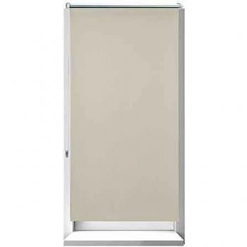 Estor Térmico Opaco Relaxdays 70x210 cm, Sistema Sin Taladrar, Beige