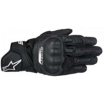 Alpinestars SP-5 Perforated Leather Motorcycle Gloves - Black - 3XL