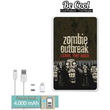 Becool® - Batería Externa Power Bank 4000 mah + Gratis 1 cable USB-MicroUsb