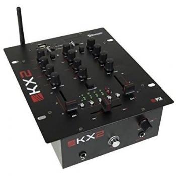 PSK KX-2 Mezclador de 2 Canales con Reproductor MP3, Radio FM y Bluetooth