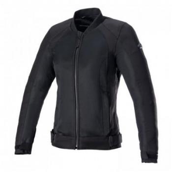 Chaqueta Alpinestars Eloise V2 Air para Mujer - Estilo Bomber Negra