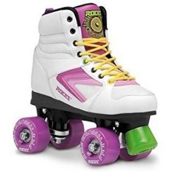 Roces Patines Quad Kolossal, Multicolor/Blanco, 36