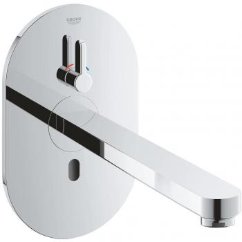 Grifo Electrónico Infrarrojo Grohe Eurosmart CE con Mezclador y Limitador de Temperatura, Acabado en Cromo