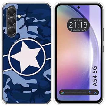 Funda de Silicona TPU Personalizada Camuflaje 03 para Samsung Galaxy A54 5G