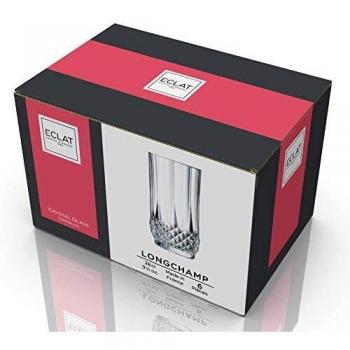 Set de 6 Vasos de Cristal d'Arques Paris Longchamp Transparentes (28 cl)