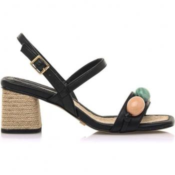 Sandalia de tacón Mariamare 68303 para mujer en color negro
