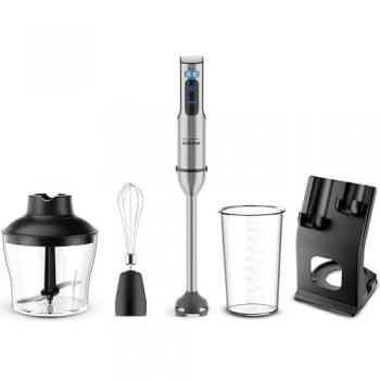Batidora de Mano Grunkel BM-2000SET Turbo 2000W con Accesorios de Acero Inoxidable y Vaso