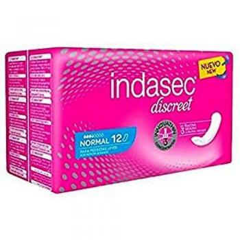 Indasec Discreet Normal, 12 unidades