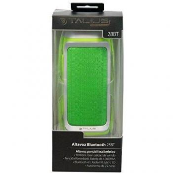 Talius 28BT - Altavoz Bluetooth 3.0, Tarjeta SD, Manos Libres, 10W.